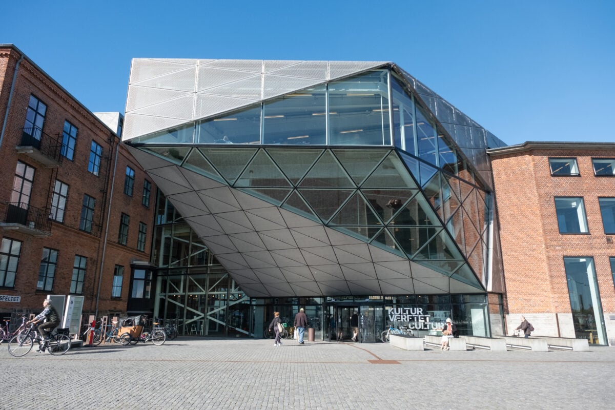 Front of the Culture Yard building in Helsingør. 