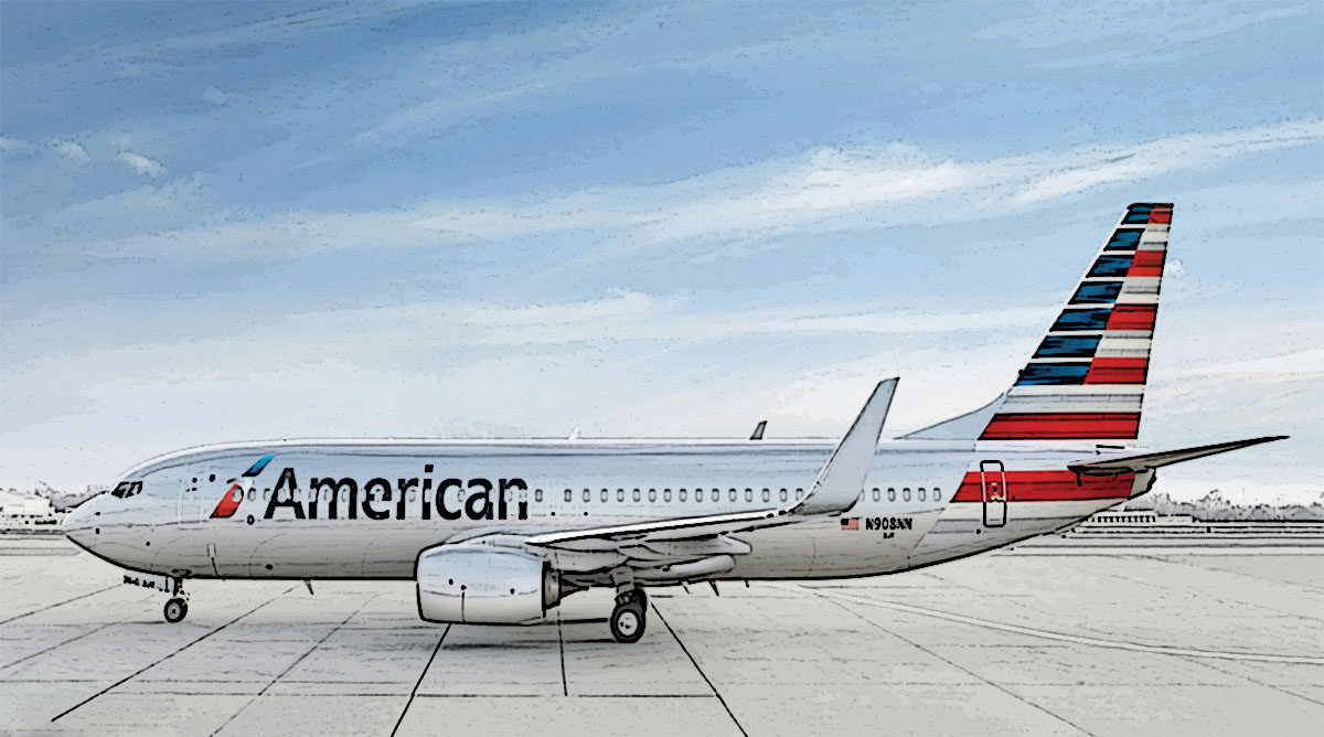 Why did American Airlines call this passenger a no show after it canceled the flight?