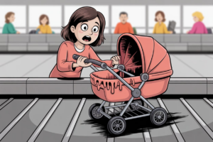 Frontier Airlines melted my stroller. Why won't it pay for a replacement?