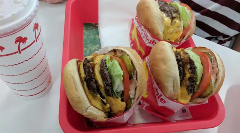 Lunch at In-N-Out Burger in 2016.