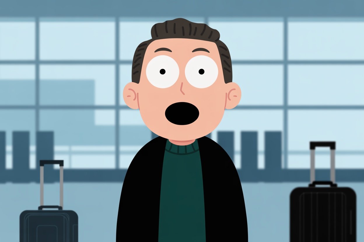 Pay attention. If you do, you won't end up like Allan Jordan, who showed up for a recent Virgin Atlantic Airways flight from New York to London, only to discover he'd overlooked a small but important detail.