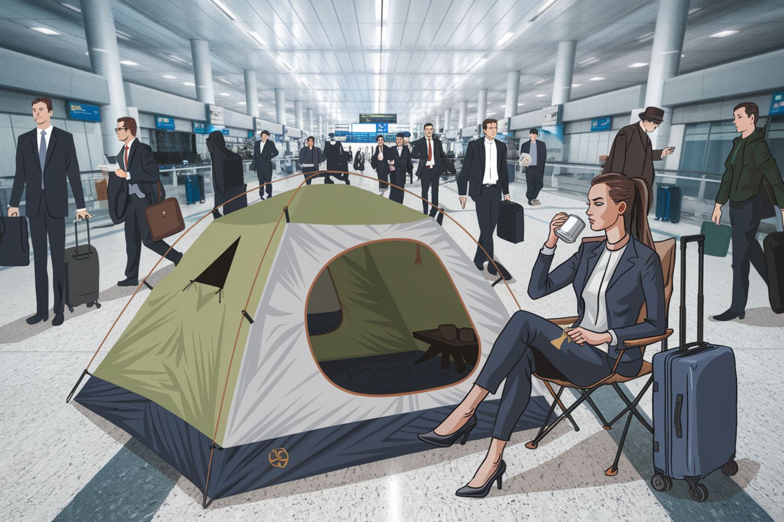 Passengers are arriving hours early, becoming "gate campers." But experts say instead of waiting, travelers should use airline apps, check security times, and even explore the airport.