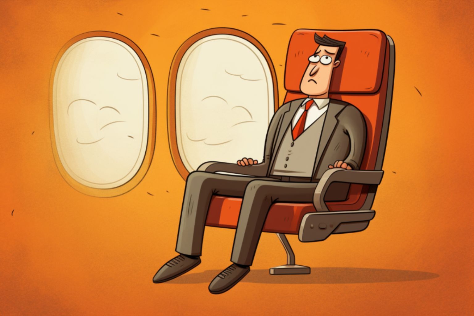 Brooks is 6' 7". The average economy class seat "pitch" on a Spirit Airlines Airbus A321 -- is between 30 and 31 inches.