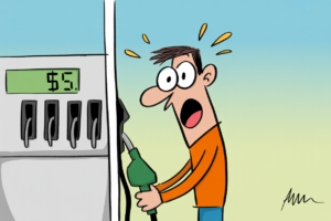 Gas prices have blown past $4 a gallon nationally — hitting $4.081 on April 2 — and in states like California, drivers are already staring down $5.89 at the pump.