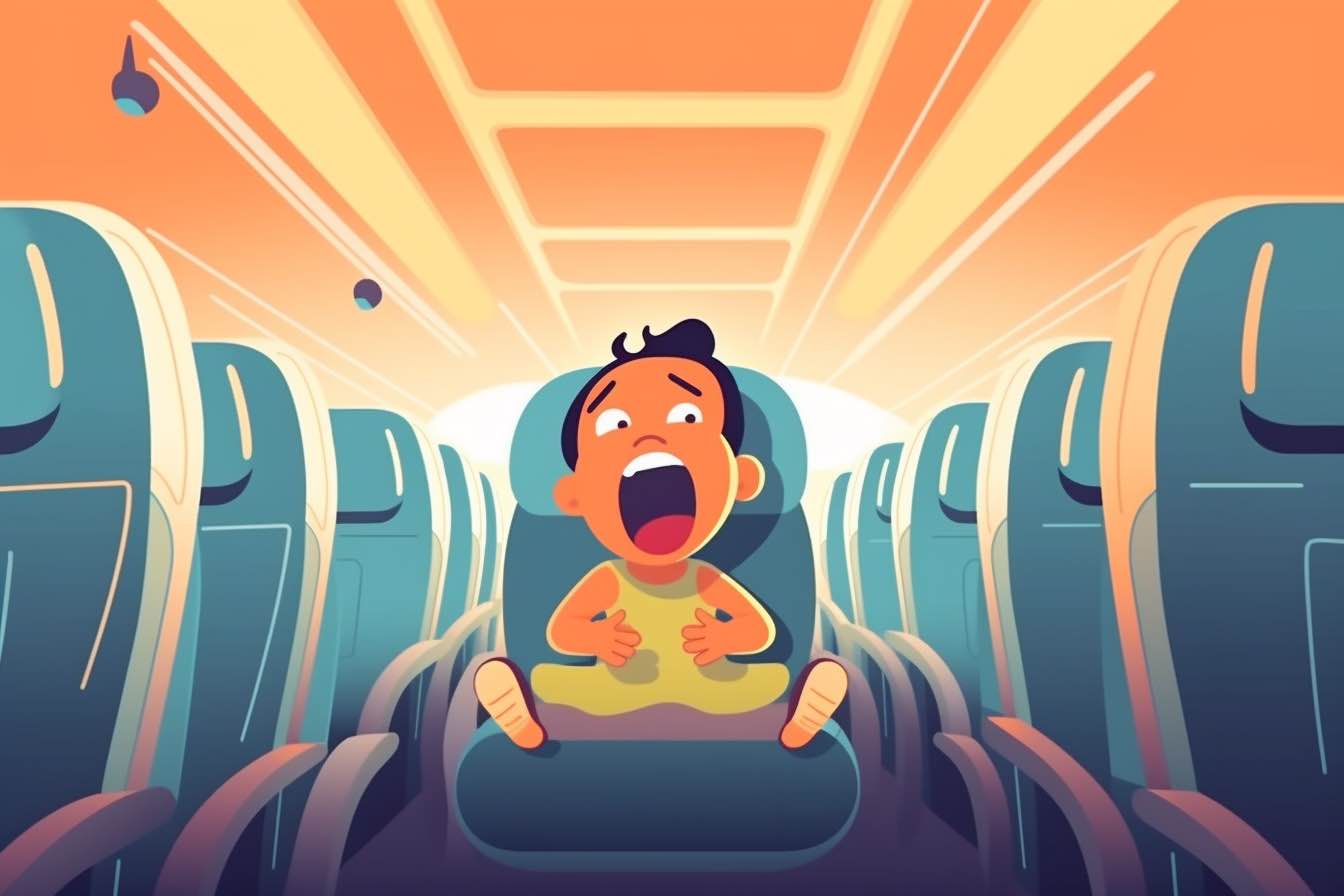 Screaming toddler on a plane.
