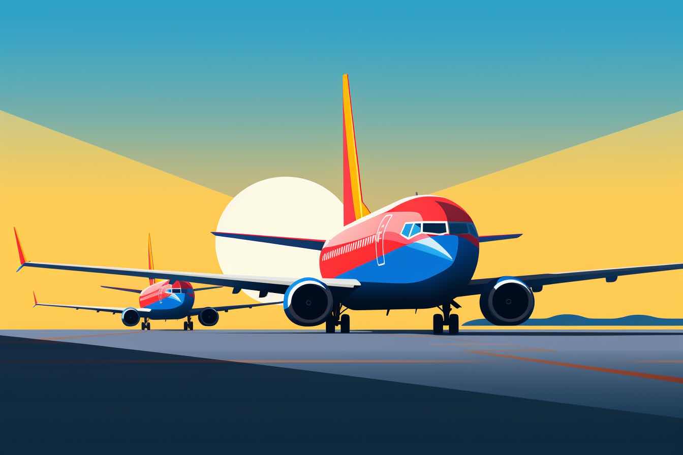Southwest Airlines planes.
