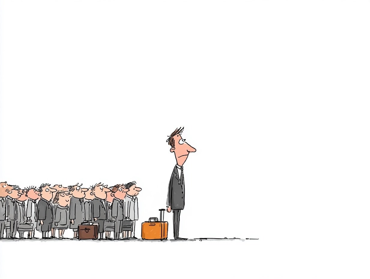 Everyone wants to get on the plane first, and it's getting out of control.