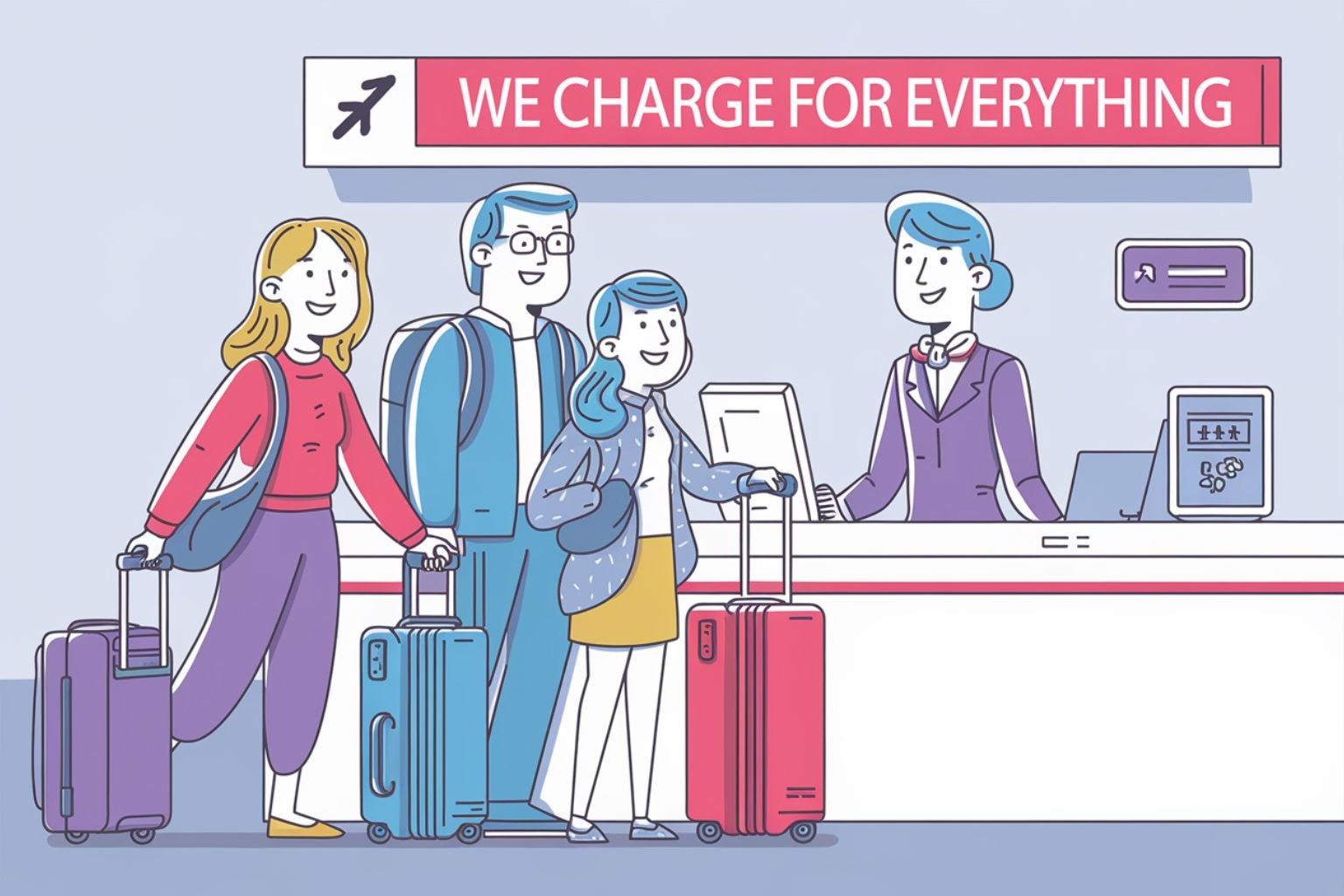 Air travelers are paying more for less, and a sense of resignation has set in. Experts say consumers feel they deserve it after years of choosing low fares, but they shouldn't. This trend now extends beyond airlines to hotels and cruises.